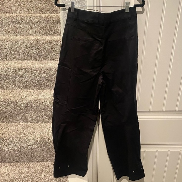 Zara black Cargo utility Pants with zippers oversized - Picture 4 of 7